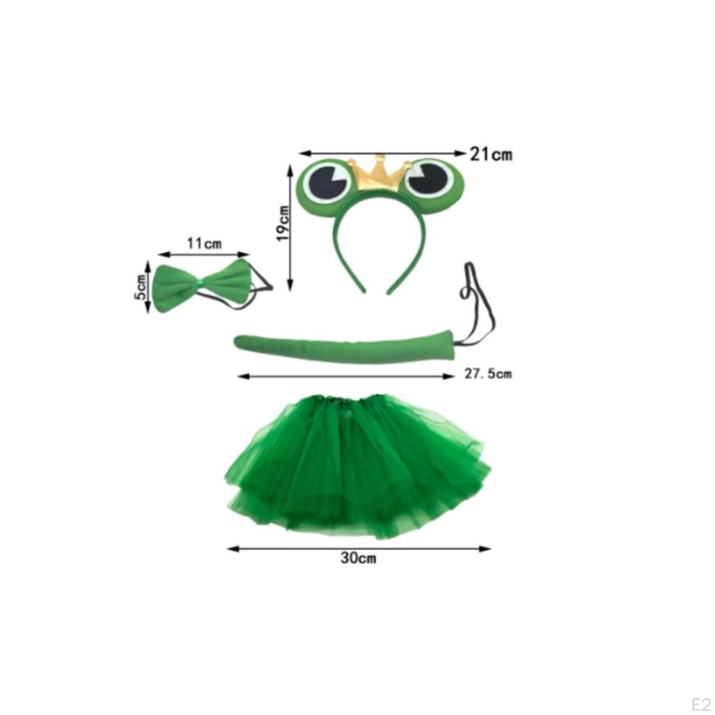Easy to Wear Frog Costume Set | Whimsical Oversized Eyes, Lightweight Comfortable Fit, Headband