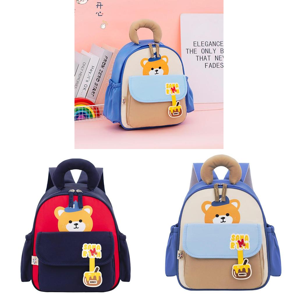 Preschool Double Shoulder School Bag With Padded Straps For Toddler Education