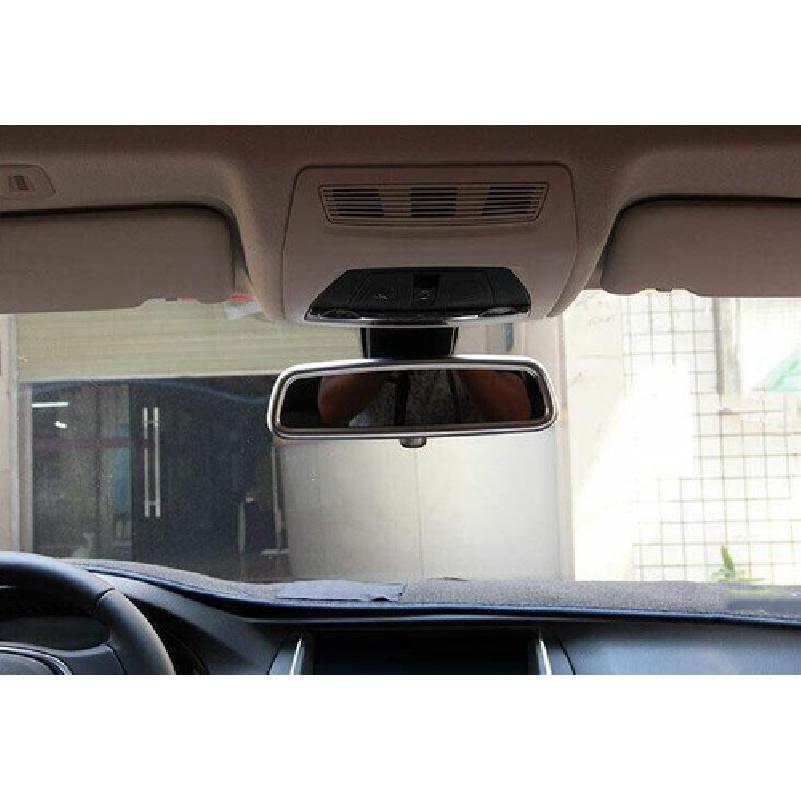 Interior Rearview Mirror Frame Trim Fit For BMW 3 4 Series GT 13- ABS Silver