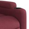 Massage Chair Burgundy Fabric