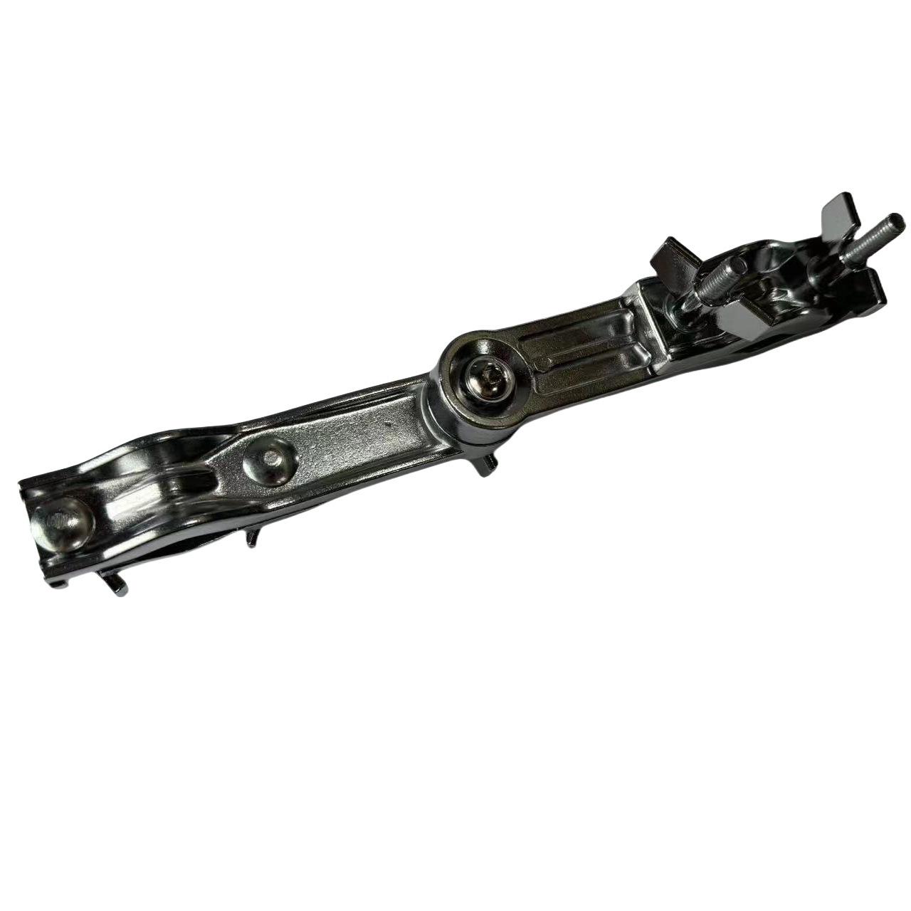 

Universal Drum Rack Cowbell Clamp with Dual Port Hanging Bracket