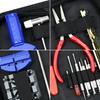 17-teiliges/Set Uhrenreparaturwerkzeugset für Uhrengehäuseöffner, Armband, Batteriewechsel oder Uhrenteil, tragbares Uhrmacherwerkzeugset