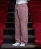 UNALLOYED Dyed Zipper Cargo Pants / Dark Pink