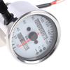 Universal Motorrad Dual Tacho Kilometerzähler 12V Motorrad Mit Led-anzeige