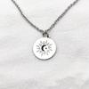 Fashionable Silver Color Chain Necklace Moon Star Shapes Neckchain Adjustable Chain Choker Accessories Jewelry for Women