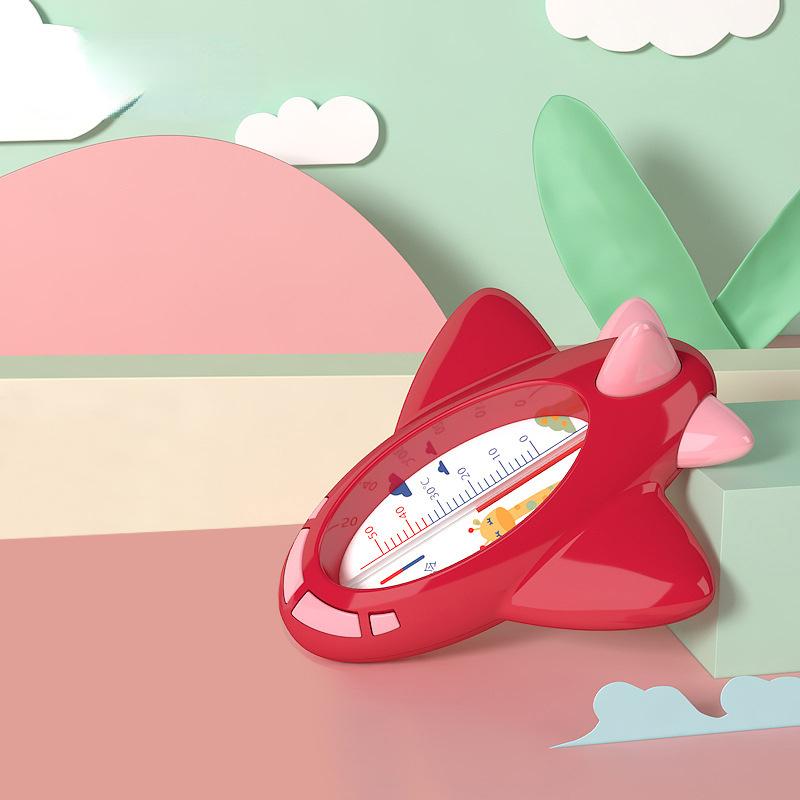 Aircraft Baby Bath Shower Water Thermometer Safe Temperature Sensor For Babies Floating Waterproof Shower Thermometer