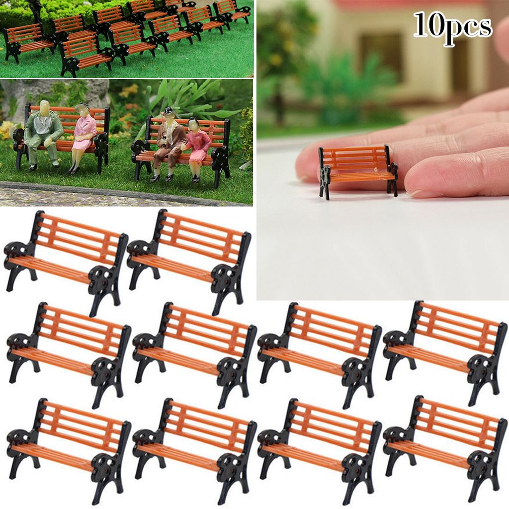 0.79*0.55*0.35inch/2*1.4*0.9cm Model Park Bench 1:87 Brand New