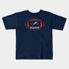 Boys Girls Soft Cotton Graphic Tees Denver Team Colors Football Breathable Daily School Wear Kids T-Shirts