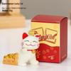 Lucky Cat Resin Mobile Holder - Cute Office Desktop Decoration Gift