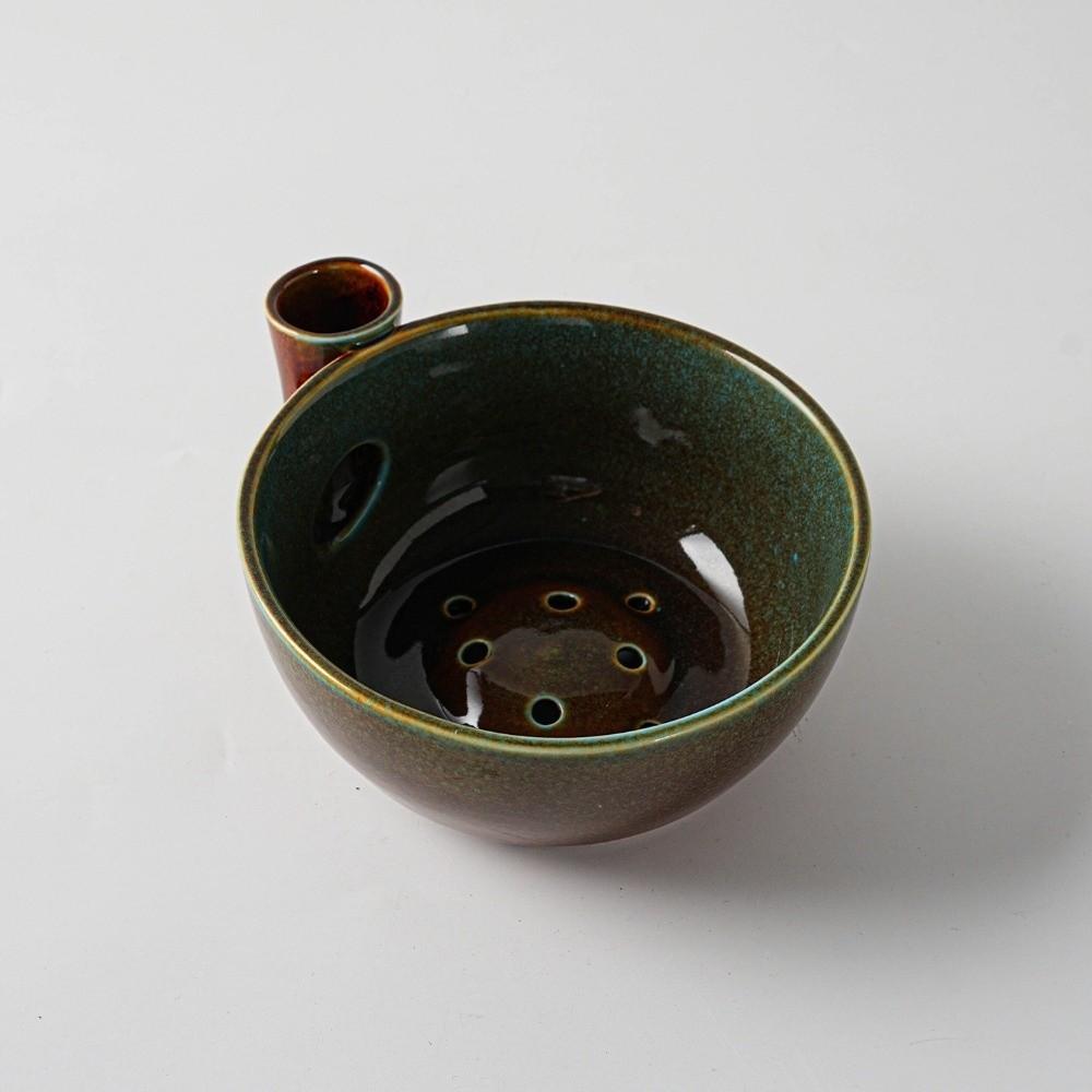 Ceramic Fruit Washing Bowl Rinse Fruit Rinse Bowl Gifts Berry Swirl Bowl Fruit Rinsing