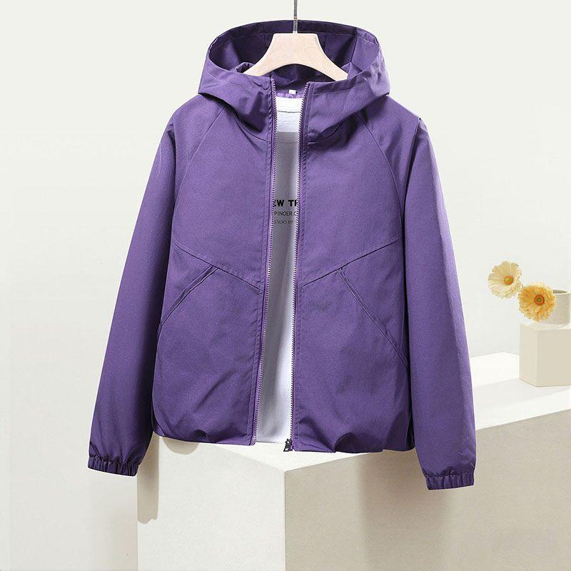 Trench Coat Women Spring Autumn Clothes Hooded Windbreaker Jacket Female Outerwear Tops Student Coats 3XL