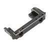 RC Front Bumper Mount Brass Front Bumper Servo Mounting Bracket Stand for SCX10 II RC Crawler Cars Black