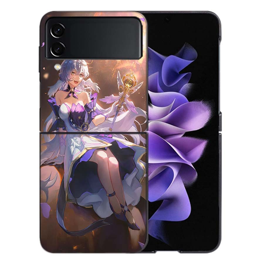 

Star Rail Robin Coque For Samsung Z Flip7 6 Galaxy Case Shockproof Z Flip5 Z Flip3 4 5G Hard Cover Phone TPU PC Hard Funda Galaxy Z Flip 5 5G
