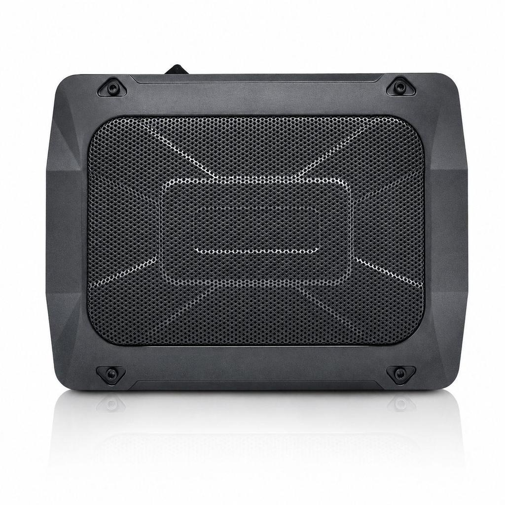 Ultra-Thin Aluminum Alloy Mini Car Subwoofer with Active Audio Underseat Design