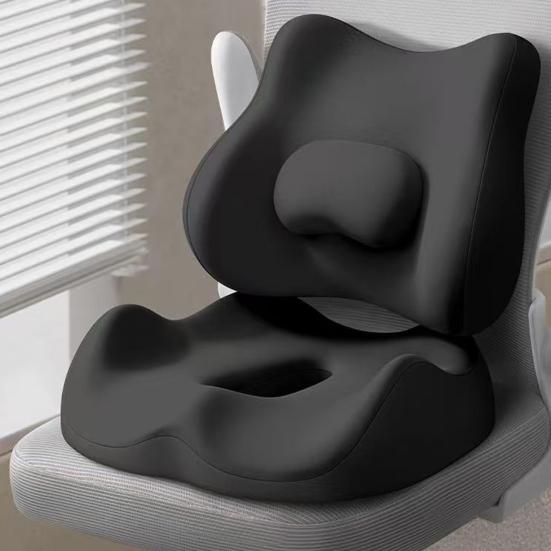 Memory Foam Seat Cushion Breathable Design Tailbone Pressure Relief Ergonomic Support Office Chair Seat Cushion