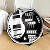 1pc Guitar Yin Yang Symbol Umbrella with Plastic Handle,Suitable for All Seasons Home Travel Outdoor UmbrellaDD509