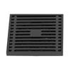 Shower Floor Drain Copper Odorproof Black Large Displacement Floor Drain Set for Bathroom Toilet