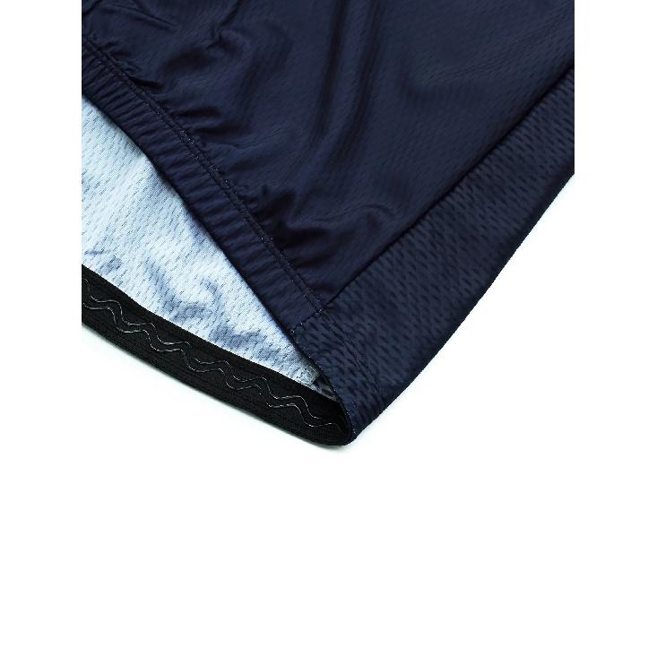 Maglietta a Zip con Stampa da Ciclismo MTB da Uomo, Top Traspiranti Asciutti che Assorbono l'Umidità per Uomini