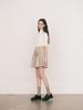 Non Search Wool Pleated Balloon Skirt/Beige
