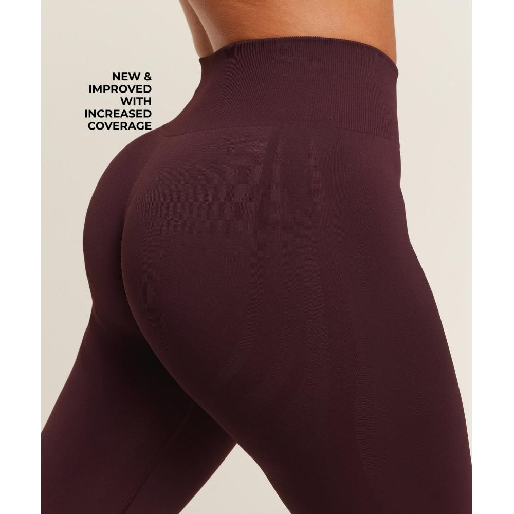 Gymshark Everyday Seamless Flared Legging 2.0 Gs Cherry Purple B6b2g Pcds