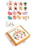 Montessori Wooden Dinosaur Stacking Blocks: Educational Balance Tower Game for Children