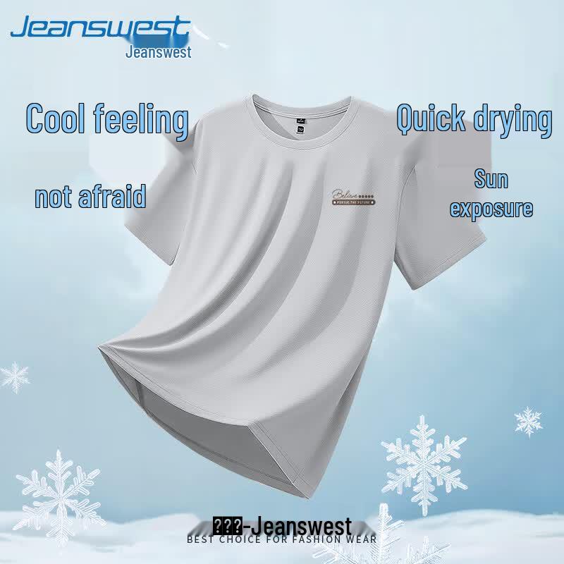 

Jeanswest Men s Retro Ice Silk Quick-Dry Sun Protection T-Shirt XL