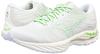 Mizuno Wave Rider 26 Running Shoes, Lightweight, Off-White/Green/Gold, Size 23.0 cm, 2E, for Jogging, Marathons, Sports, and Training