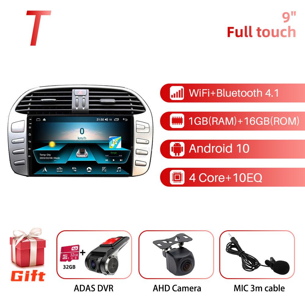 2 Din Carplay Car Multimedia For Fiat Bravo 2007-2012 Android Car Radio Stereo GPS Navigation Head Unit Autoradio Audio 4GLTE