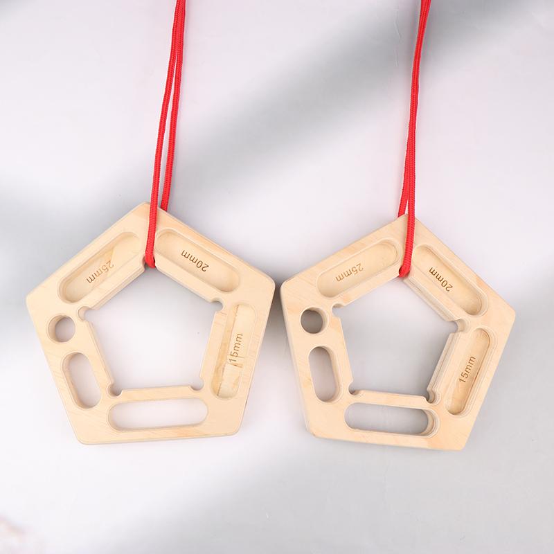 1Pair Finger Strengthen Climbing Board Pull-Ups Weight Hang Trainer Portable Tool Grip Forearm Strengthener Exercise