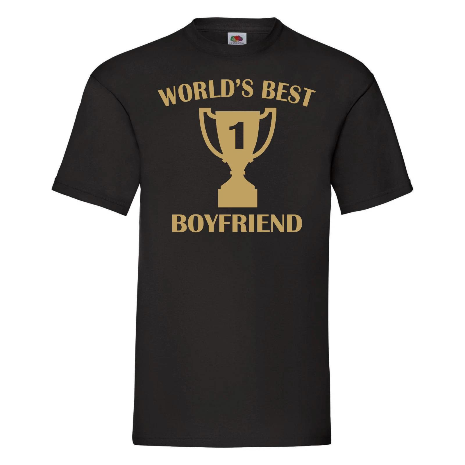 Worlds Best Boyfriend tShirt - Valentines Day Gift for Partner - Funny Boyfriend 3XL