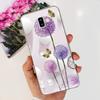 Silicone Phone Case For Samsung Galaxy J4 J6 Plus J8 2018 Oil Flower Fashion Soft Back Cover On Samsung J6 2018 J6+ J610F Case