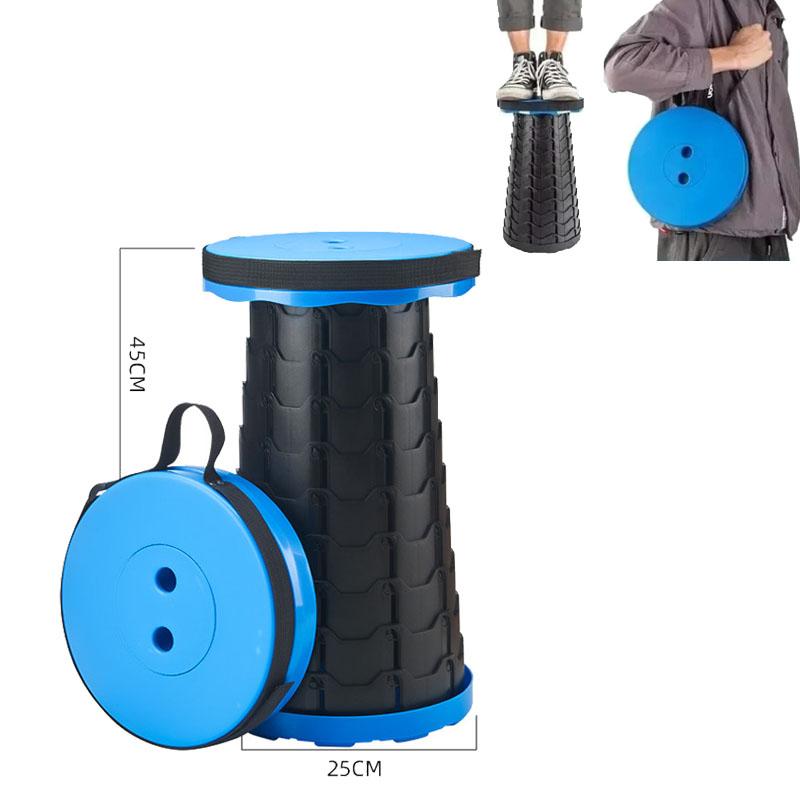 New Folding Stool Telescopic Stool Outdoor Chair Portable Small Bench Camping Stool Fishing Stool Mazar Home