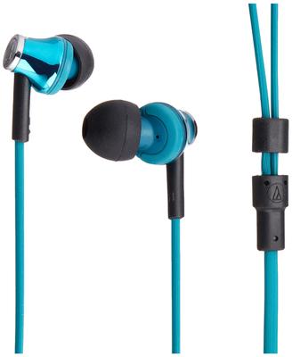 Audio Technica Kanal İçi Kulaklıklar Turkuaz Mavi ATH-CK330M TBL