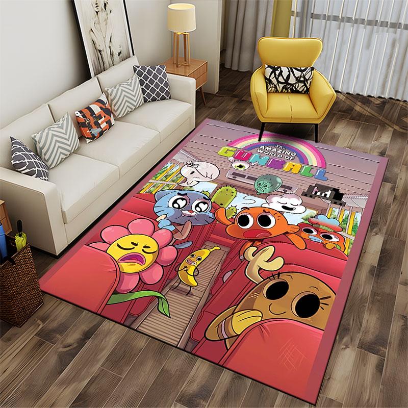 The Amazing World of Gumball suitable as a non-slip mat for the living room or bedroom sofa