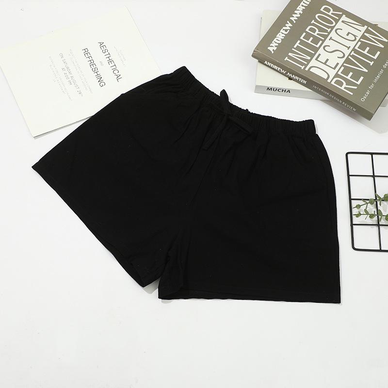 Women's Plus Size Cotton & Linen Casual Wide-Leg Shorts - Summer Home & Beach Hot Pants