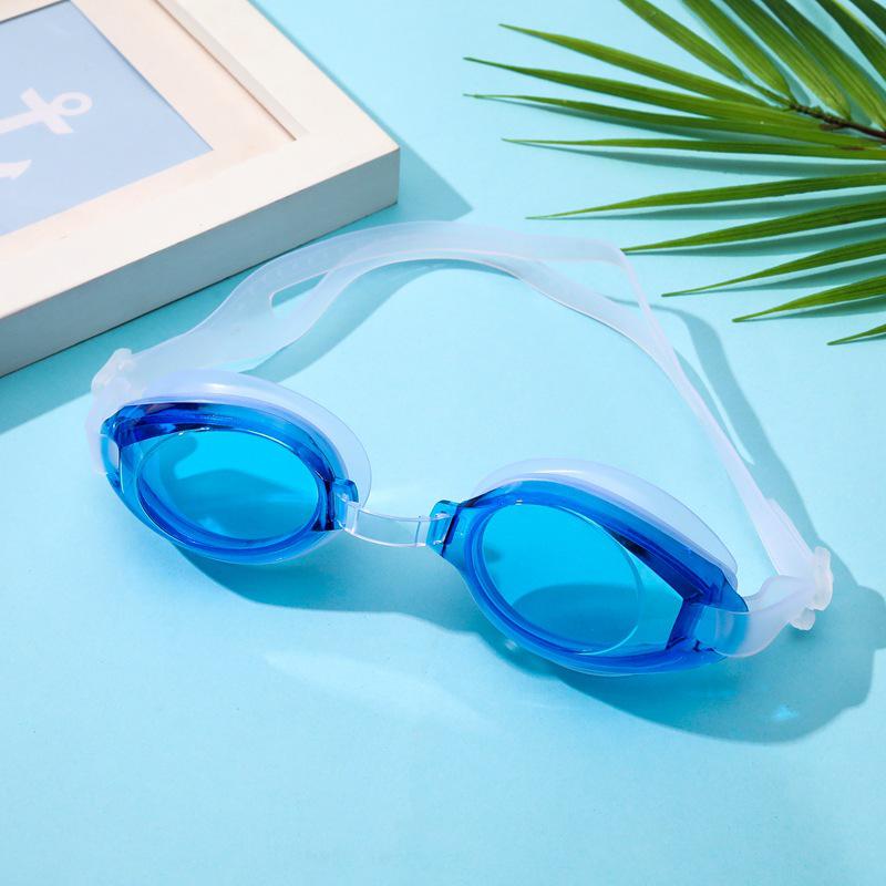 Kinder Anti-Beschlag HD Schwimmbrille mit Ohrstöpsel Set für Poolwettkämpfe