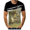 Beautiful Carp Fishing 3D All Over Print Men's T-shirt Summer Harajuku Casual Fashion Short Sleeve Top Sports Outdoor Fishing Enthusiast Clothing