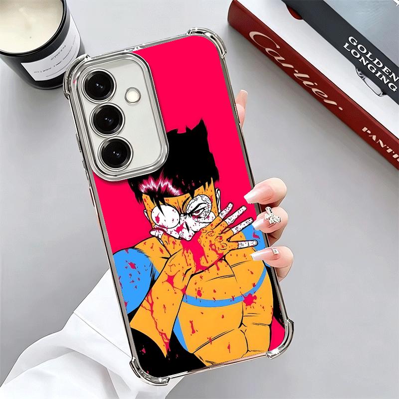 

I-Invincible Anime Plating Phone Case For Samsung A17 A07 A37 A57 A16 A56 A15 A55 A14 A54 A13 A53 A26 A36 A25 A35 A24 A34 A23 A3 Samsung A36