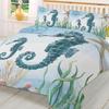 Marine Animal Hippocampus Seaweed Compass Duvet Cover With Pillow Case 3pcs Bedding Set Quilt Cover Double Bed Home Textile