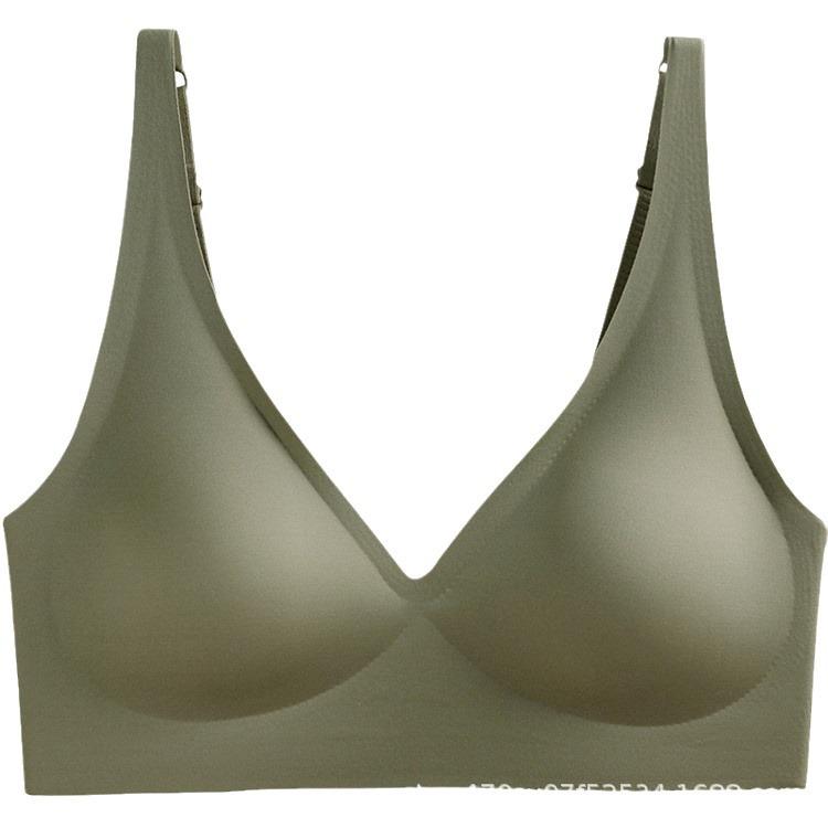 Seamless Women's Support Bra: Anti-Sagging, Adjustable, Jelly Strip Design