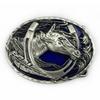 Ethnic Style Horse Head Leather Belt Buckle - European & American Fashion Smooth Clasp