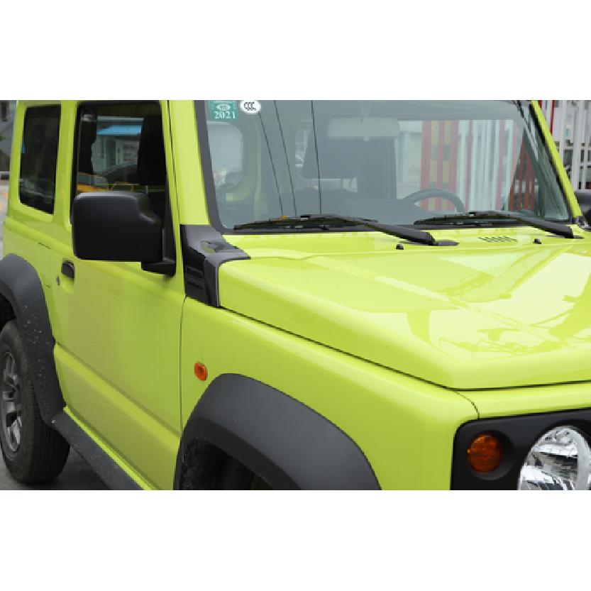 Carbon Fiber Car Cowl Body Armor Cover Corner Guard Trim For Suzuki Jimny 2019+