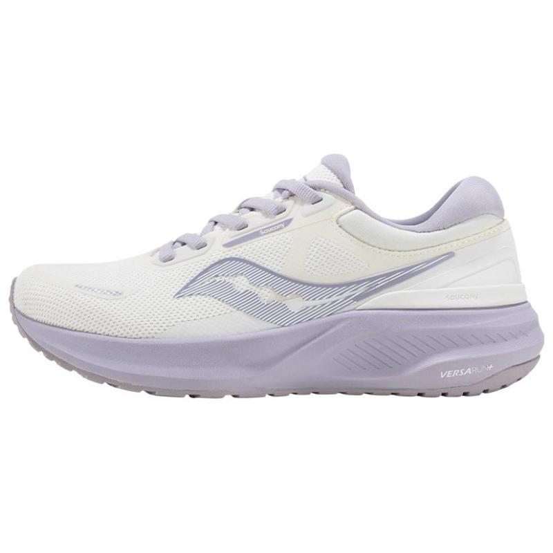 

Saucony Puff Anti Slip Wear Resistant Low Top Running Shoes Women s White Purple Saucony S18194-4 38