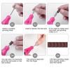 USB Electric Nail Drill Pen + Grinding Head Wheel Manicure Machine Set Gel Remover Sanding Polishing