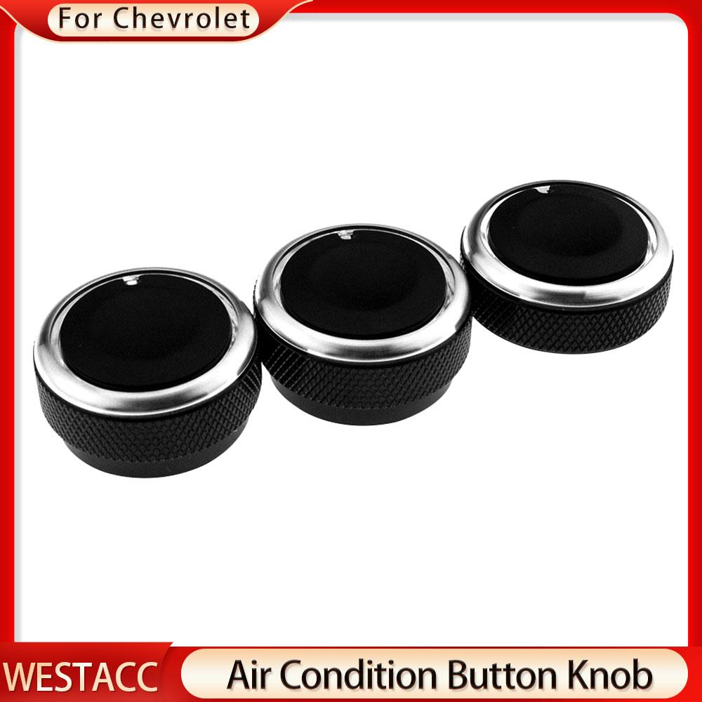 Car Air Conditioning AC Knob for Chevrolet Chevy Sail 2008 - 2014 Aluminum Alloy Heater Control Switch Button Knobs