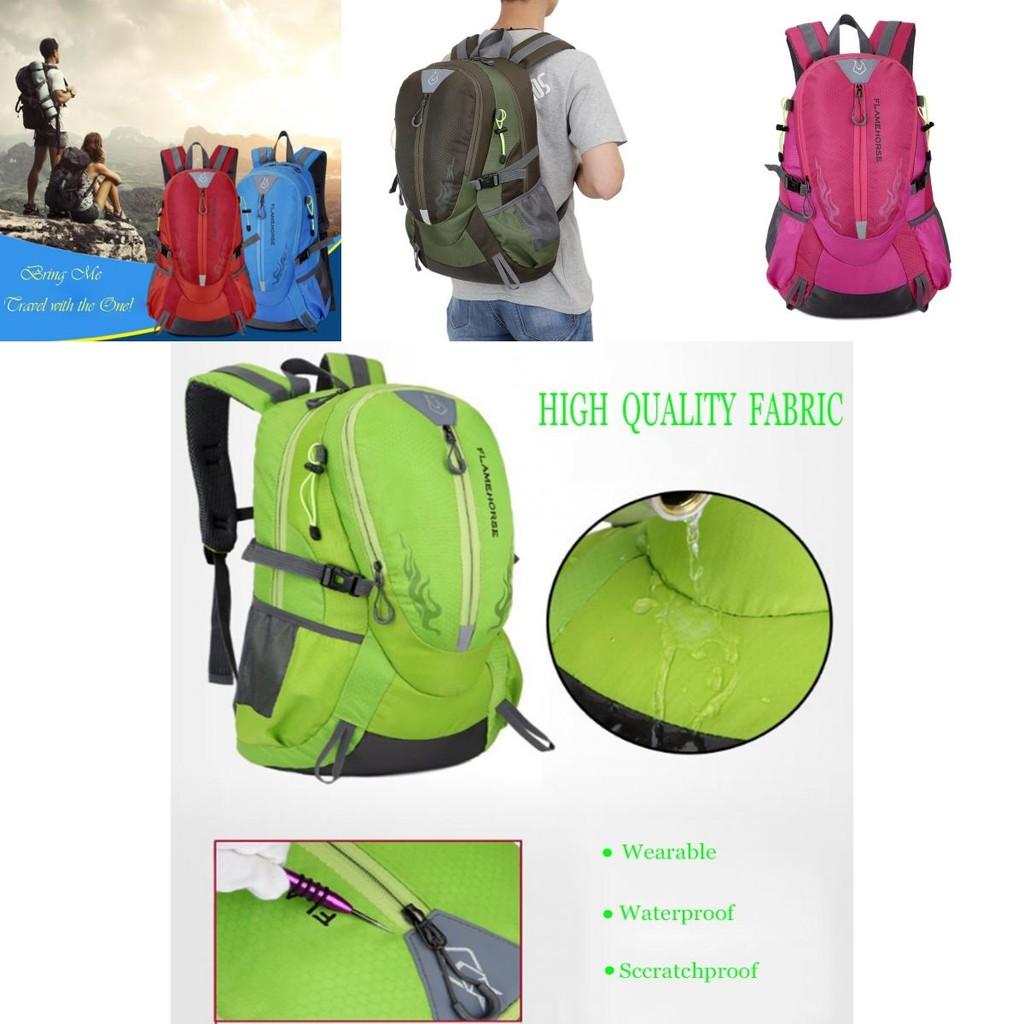 Durable 40l Waterproof Nylon Camping Backpack For Outdoor Activities