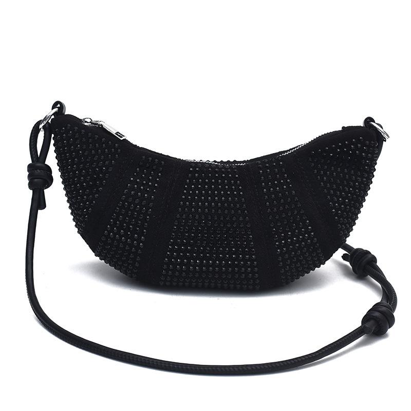 Women's cute bag fashion rivet crossbody single shoulder bag