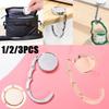 1-3Pcs Foldable Bag Hook Portable Good Load-Bearing Capacity Hanger Handbag Student Desktop Table Bag Side Of The Desk Hanger