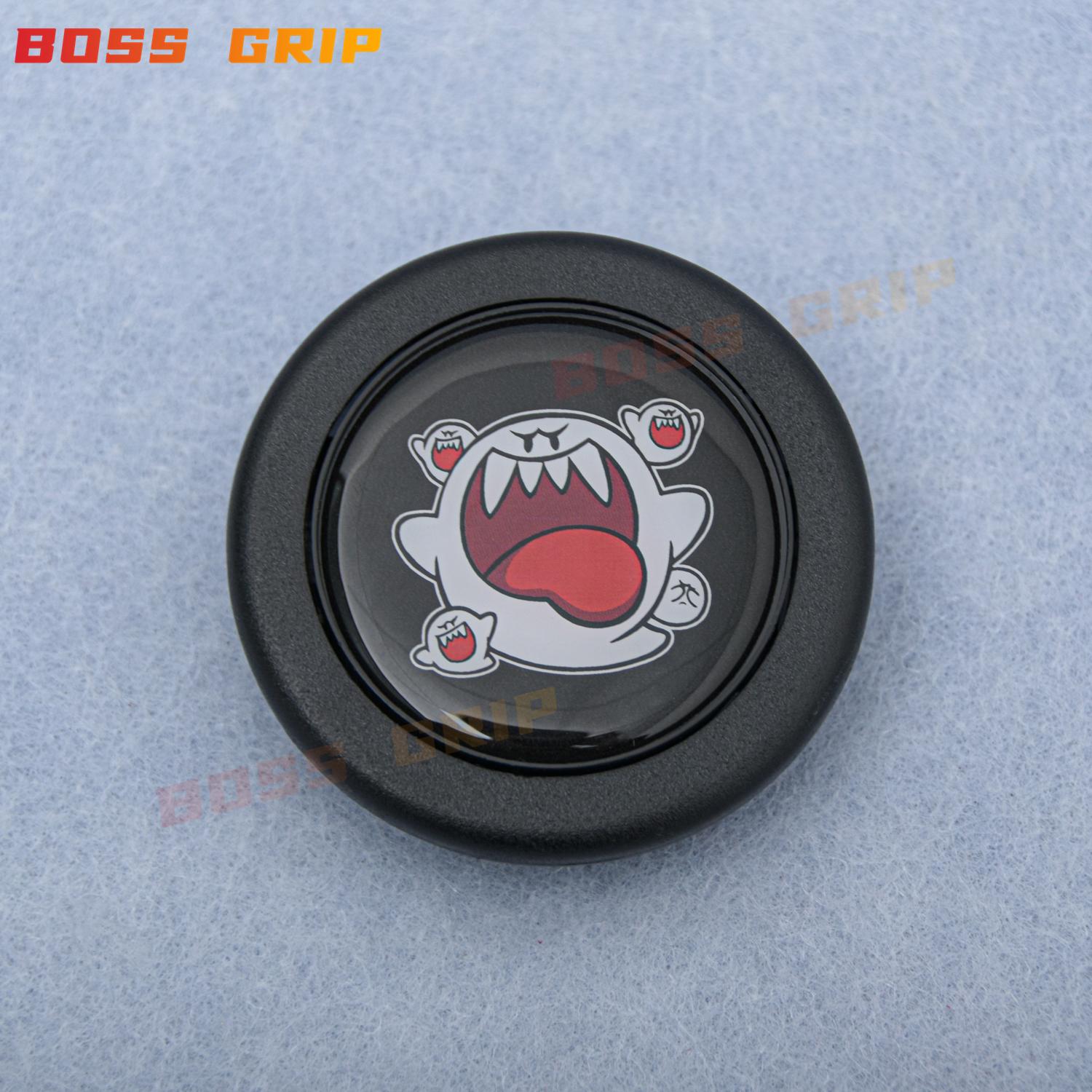 JDM Styling Steering Wheel Horn Button Car Modified Cutie Horn Switch Button Universal A