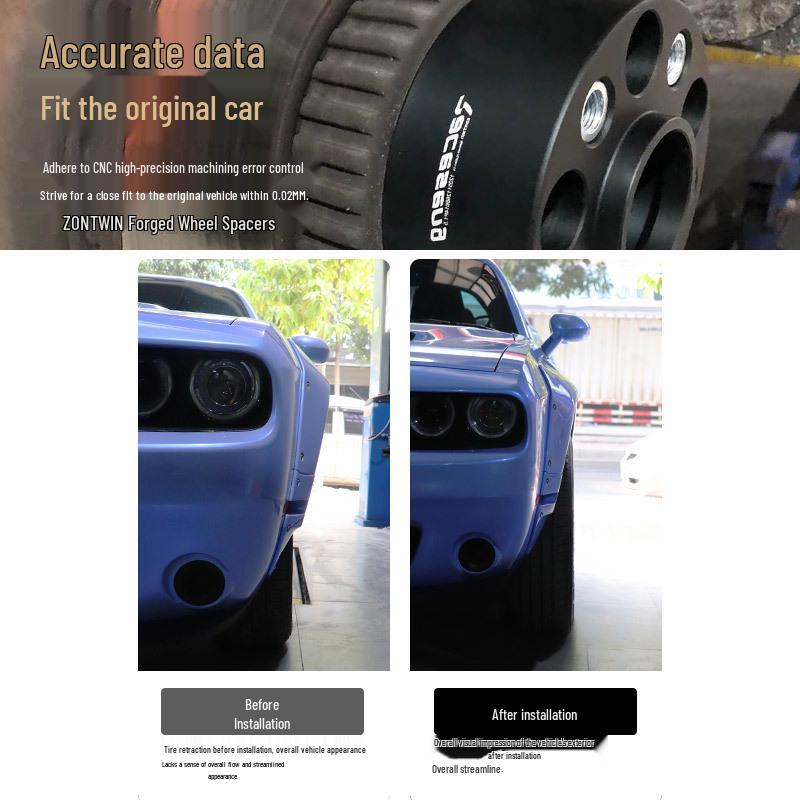 Compatible Wheel Spacer for Haval Menglong 2nd Gen, Big Dog, Xiaolong, Wey Coffee, Mocha, Blue Mountain, High Mountain.